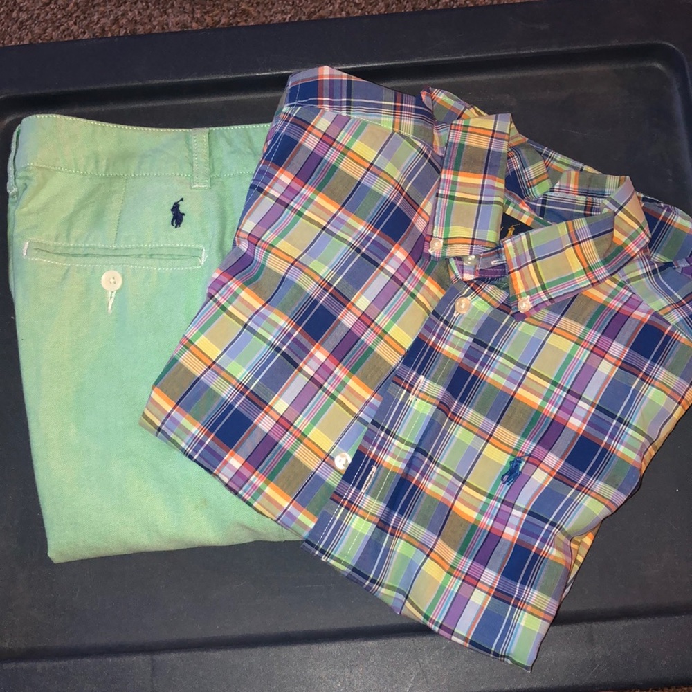Pants and shirt set